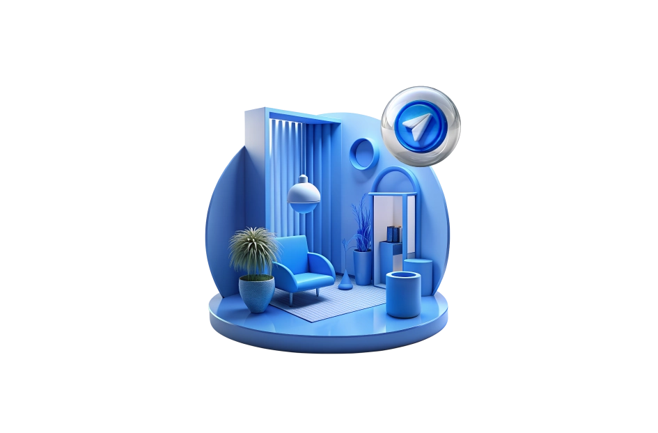 Обложка статьи: 6\u00a0Telegram-каналов про дизайн интерьера